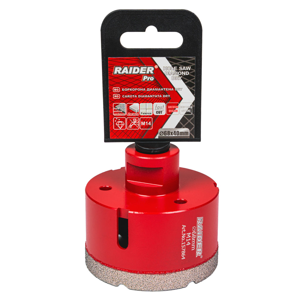 Raider Accessories Freza diamantata pentru frezare uscata M14 x 68mm
