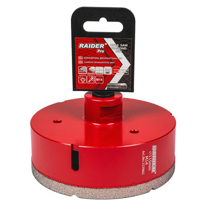 Raider Accessories Freza diamantata pentru frezare uscata M14 x 115mm