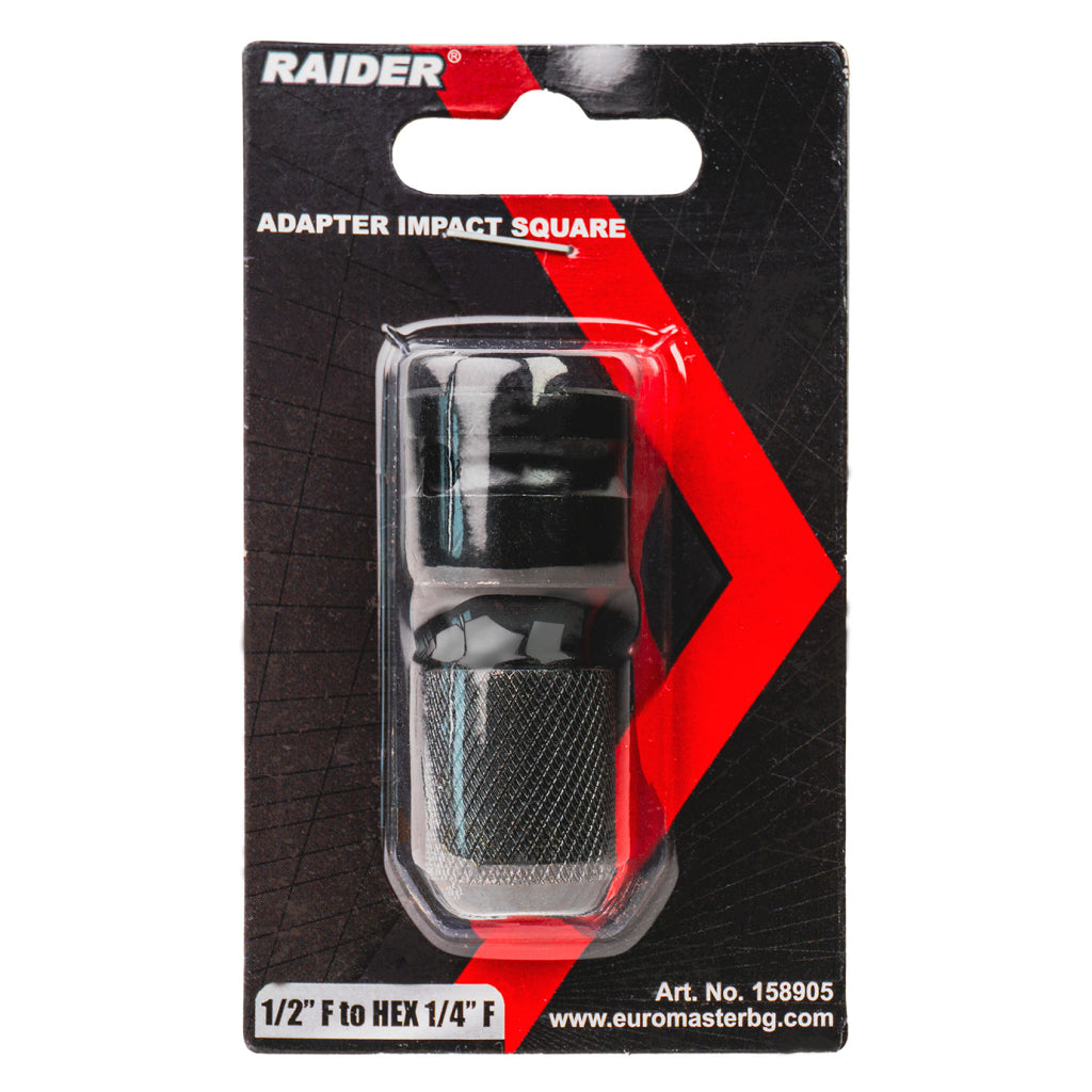 Raider Accessories Adaptor Impact patrat ½"F la HEX ¼"F RD