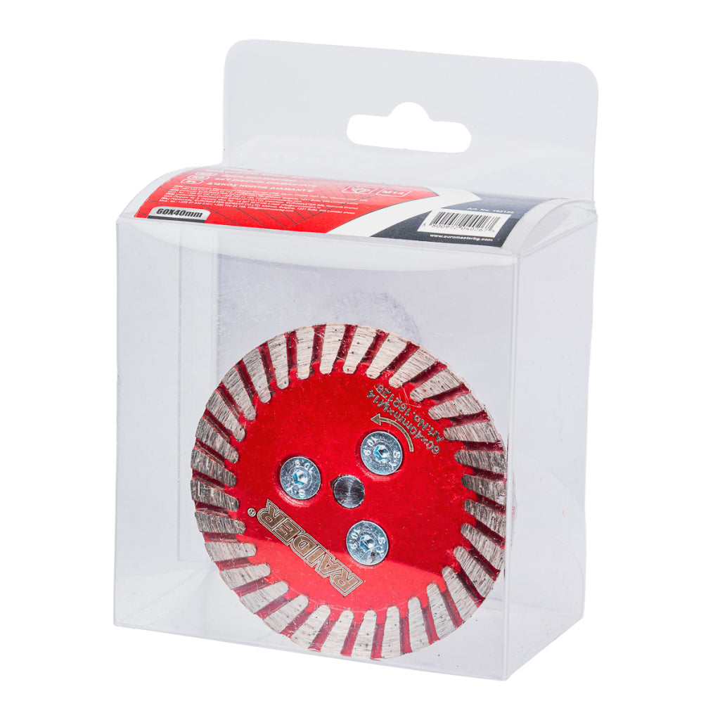 Raider Accessories Disc diamantat segmentat uscat M14 60x40mm