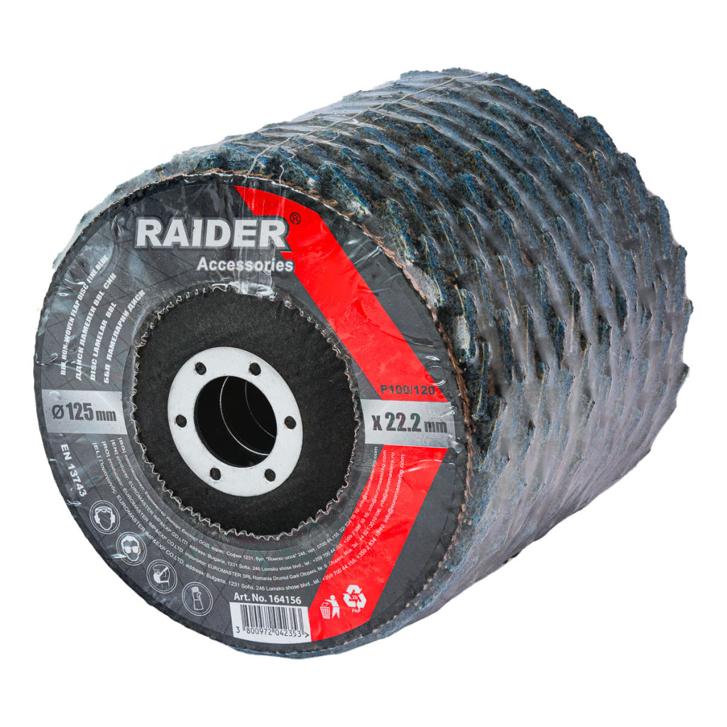 Raider Accessories Disc lamelar netesut ø125mm fin albastru