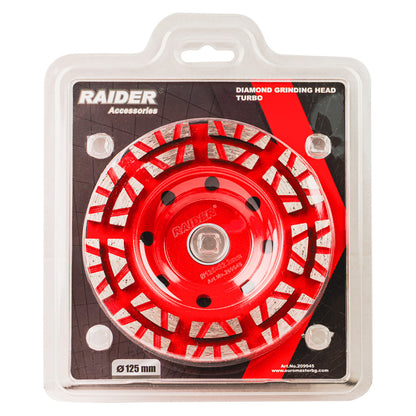 Raider Accessories Disc diamantat oala 125x22.2mm slefuit LR