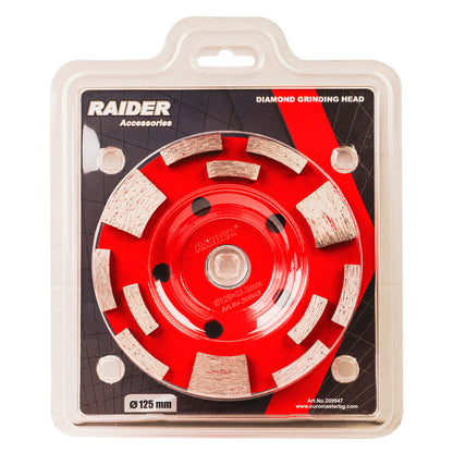 Raider Accessories Disc diamantat oala 125x22.2mm slefuit T12
