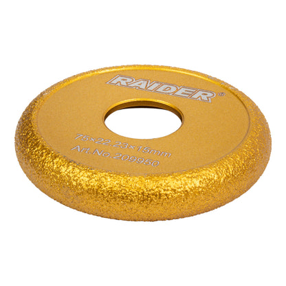 Raider Accessories Disc diamantat rectificat 75x22.2x15mm muchii U intors ceramica