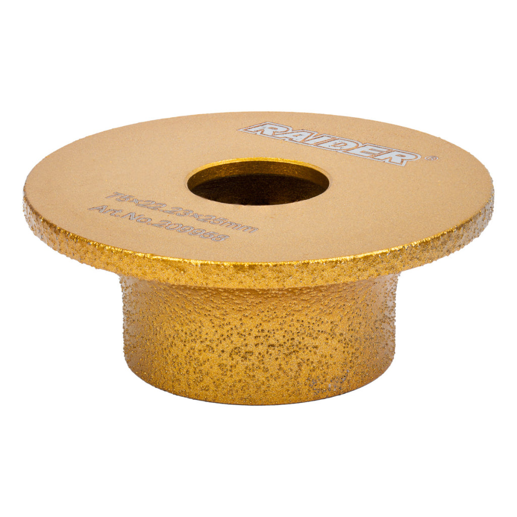 Raider Accessories Disc diamantat 75x22.2x25mm muchii semirotunde ceramica