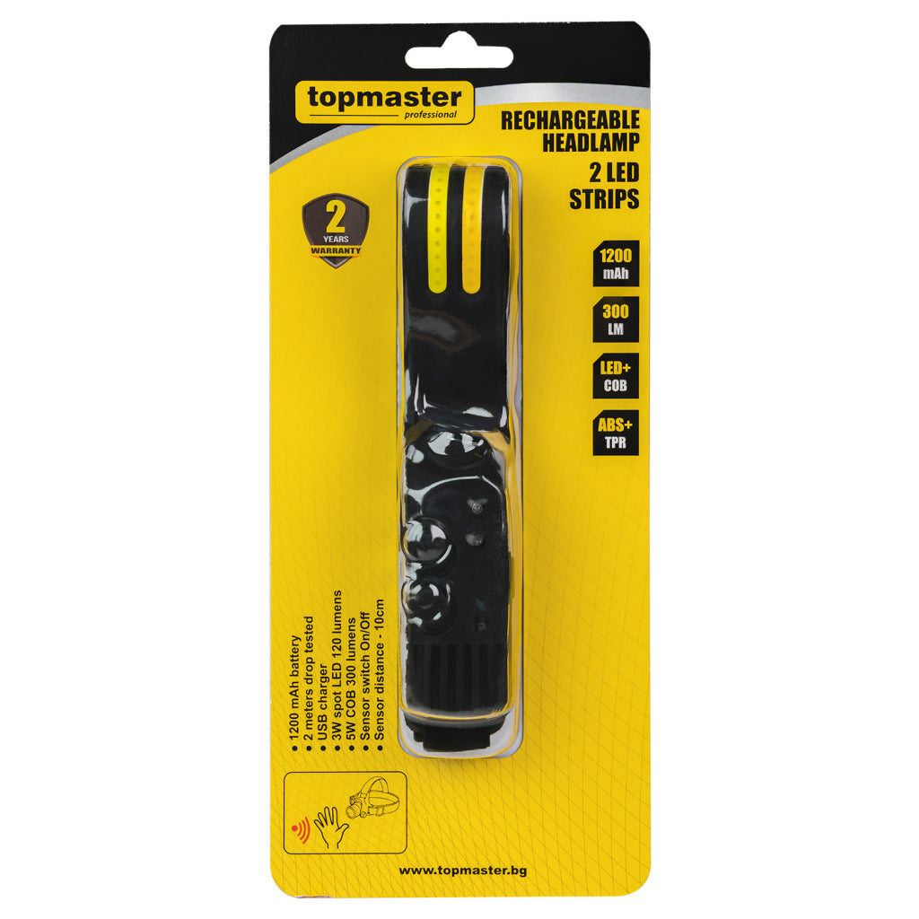Top Master Pro Lampa frontala 2 LED strips TMP