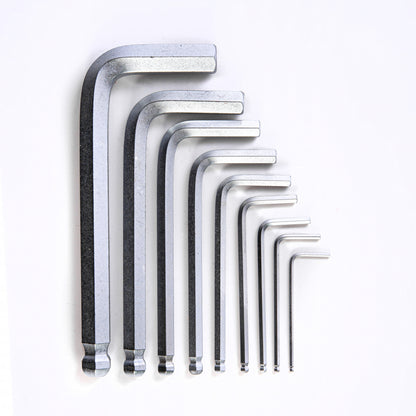 Top Master Pro Set 9 chei imbus HEX 1.5-10 46-120mm cu bila CRV TMP