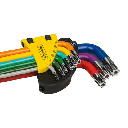 Top Master Pro Set 9 chei imbus T10-T45 80-207mm COLOR CRV TMP