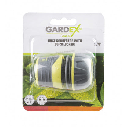 Gardex Mufa conectoare furtun plastic blocare LUXE ¾” TG