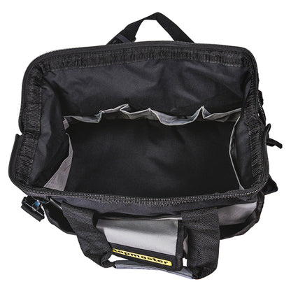 Top Master Pro Geanta textila 40x23x31cm cu 22 buzunare neagra Topmaster