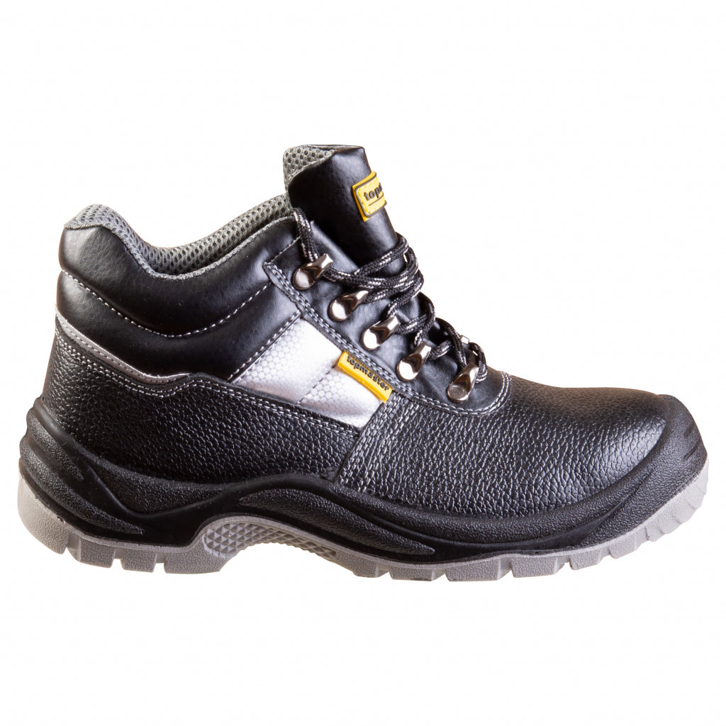 Top Master Pro Ghete cu protectie WS3 piele negru-gri marimea 41