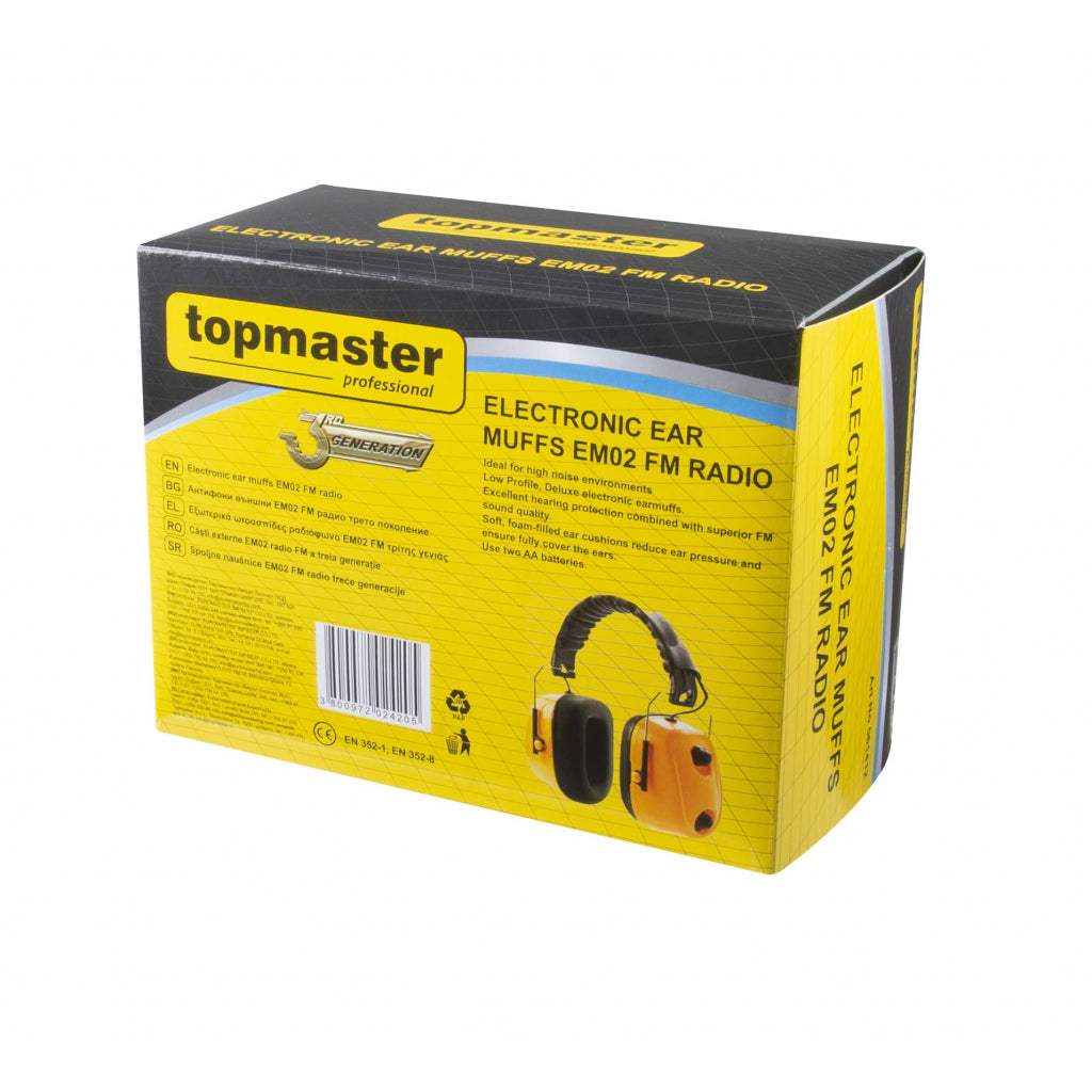 Top Master Pro Casti antifon reglabile cu radio TMP-EM02