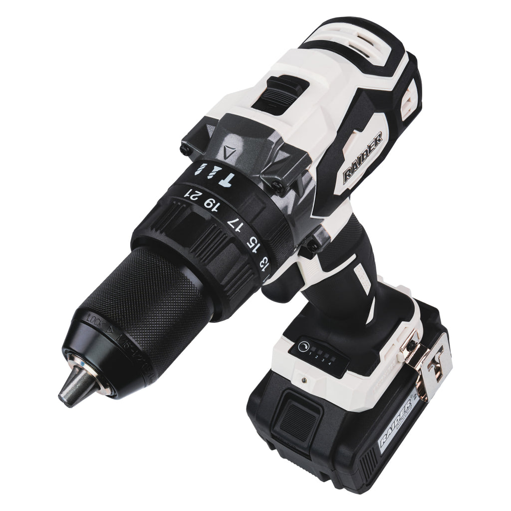 Raider Industrial Masina de gaurit cu percutie 20V 4Ah 155Nm RDI-CDB03W