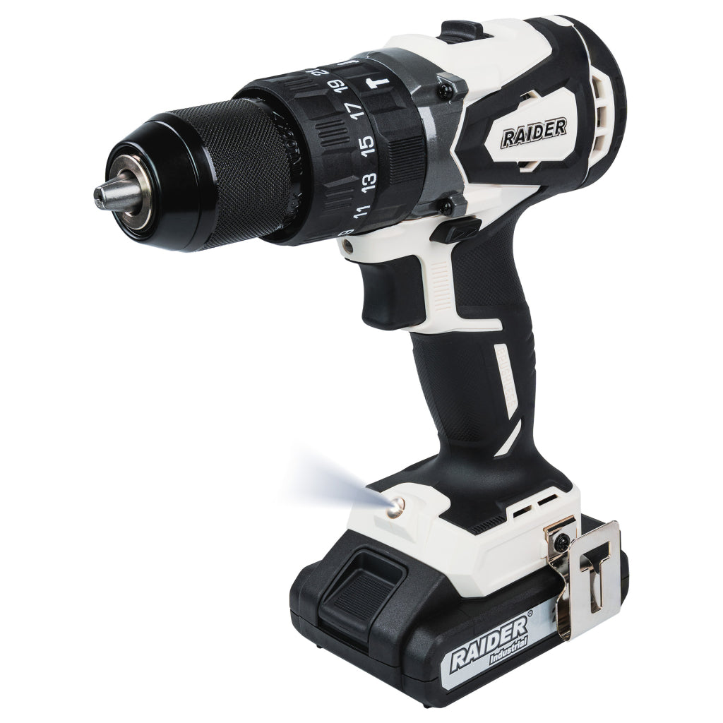 Raider Industrial Set surubelnita cu impact BL RDI-CDB04W si HID01W 2x2Ah