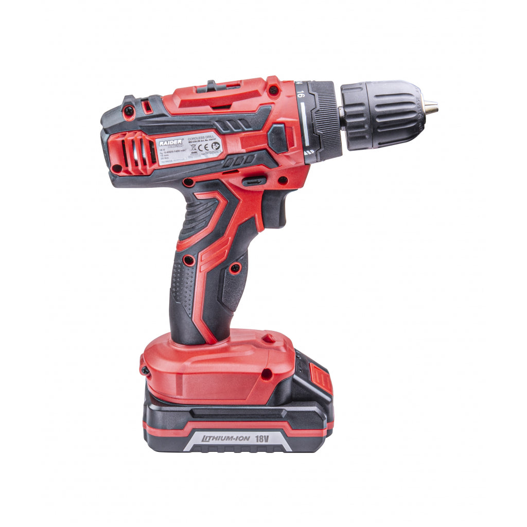 Raider Masina de gaurit si insurubat 18V 2x1.5Ah 28Nm RD-CDL29