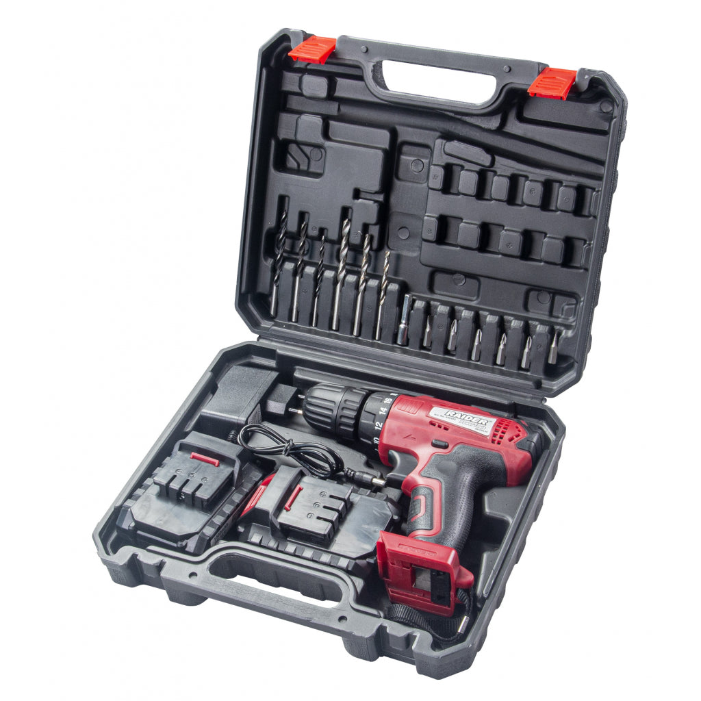 Raider Masina de gaurit si insurubat 12V 2x1.5Ah 24Nm RD-CDL34
