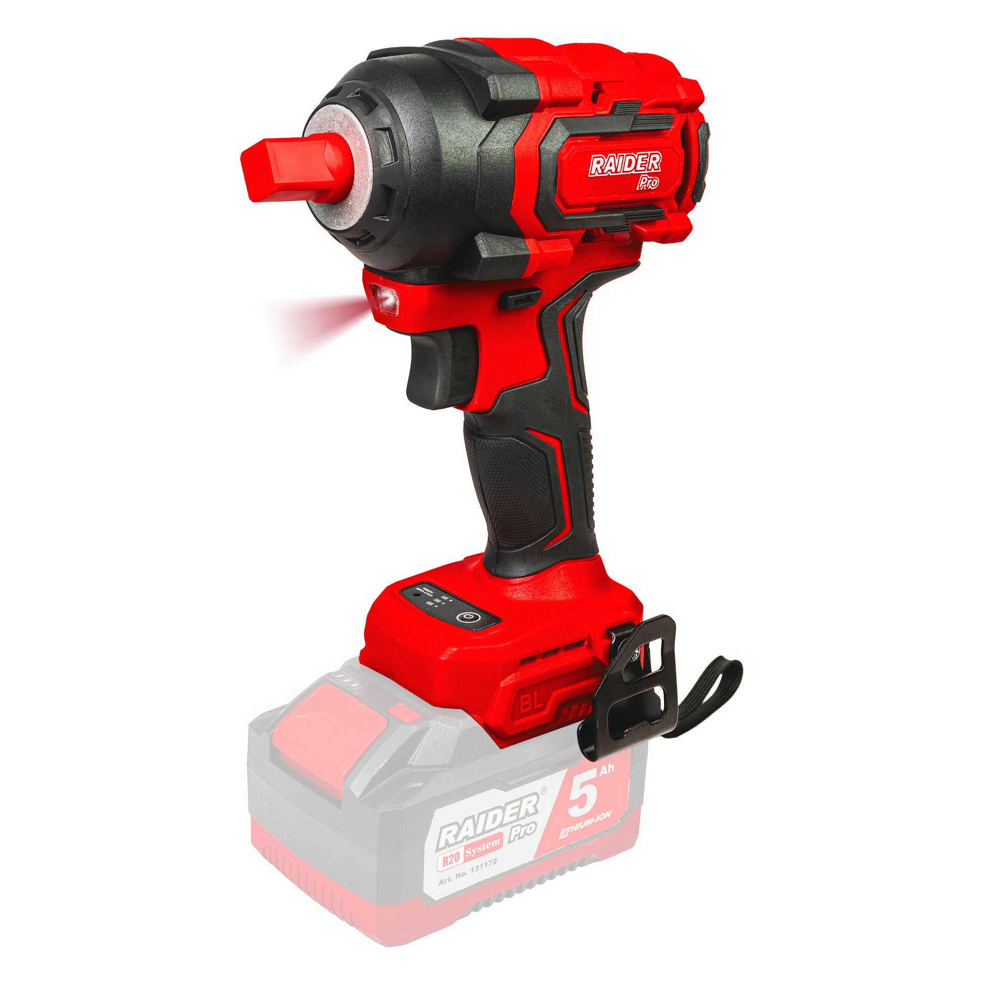 Raider R20 Masina insurubat cu impact 20V 1/2" 500Nm SOLO RDP-55BBIW20