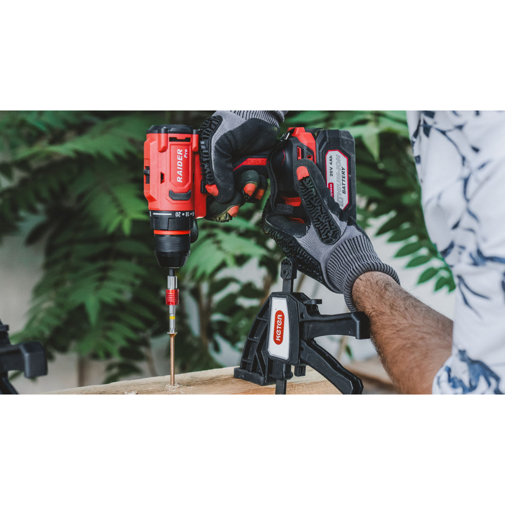 Raider R20 Masina de gaurit cu percutie 20V SOLO 50Nm RDP-PBCDI20 - R20 - O baterie, multe posibilitati!