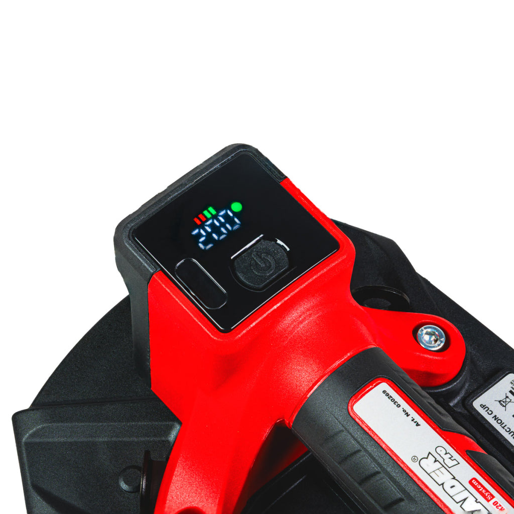 Raider Pro R20 Ventuza electrica 20V SOLO 300mm 140kg RDP-CVSC20