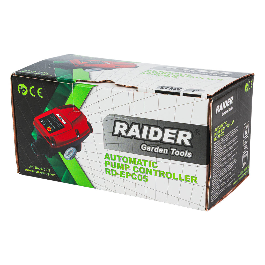 Raider Presostat electronic 1.1kW 1" 90°C manometru RD-EPC05