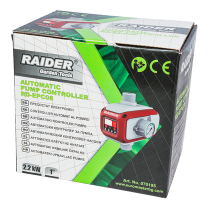 Raider Presostat electronic 2.2kW ¼" 80°C cablu RD-EPC08