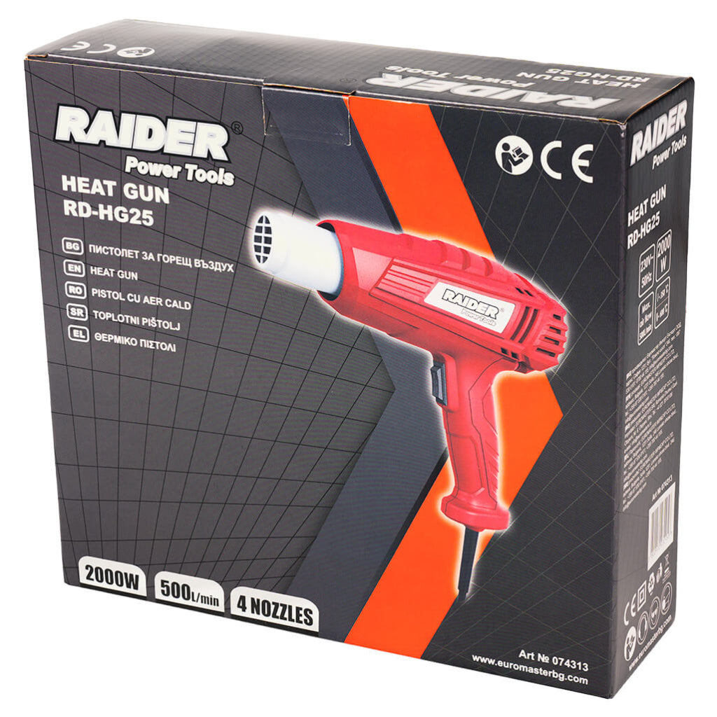 Raider Pistol aer cald 2000W 2 trepte RD-HG25