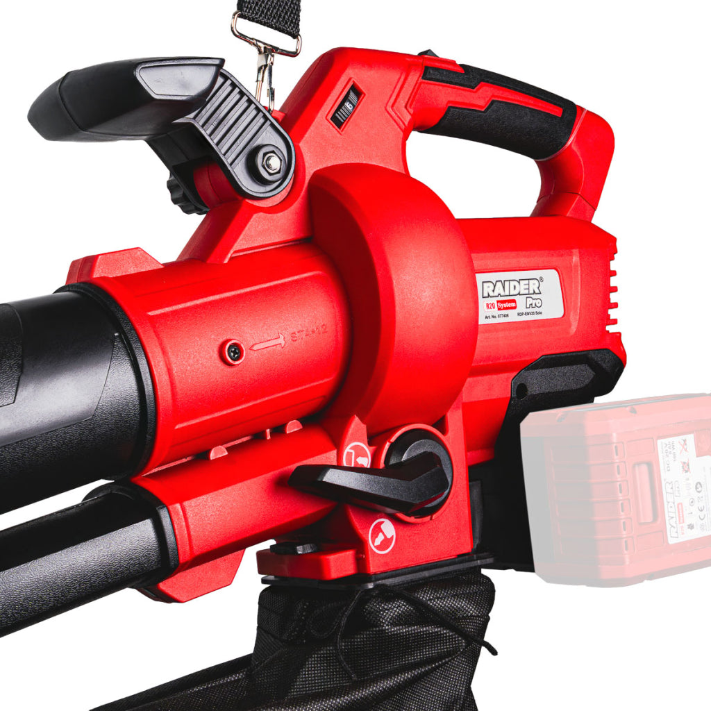 Raider Pro R20 Suflanta frunze cu tocator 40V 235km/h SOLO RDP-EBV20