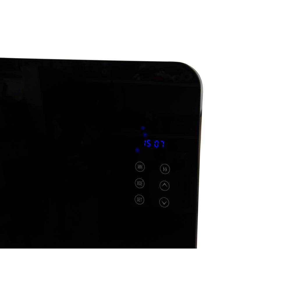 Raider Panou Incalzitor 2kW sticla neagra LED RD-PH03