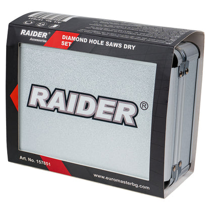 Raider Accessories Set de carote diamantate dry M14 ø8-68mm AL Case