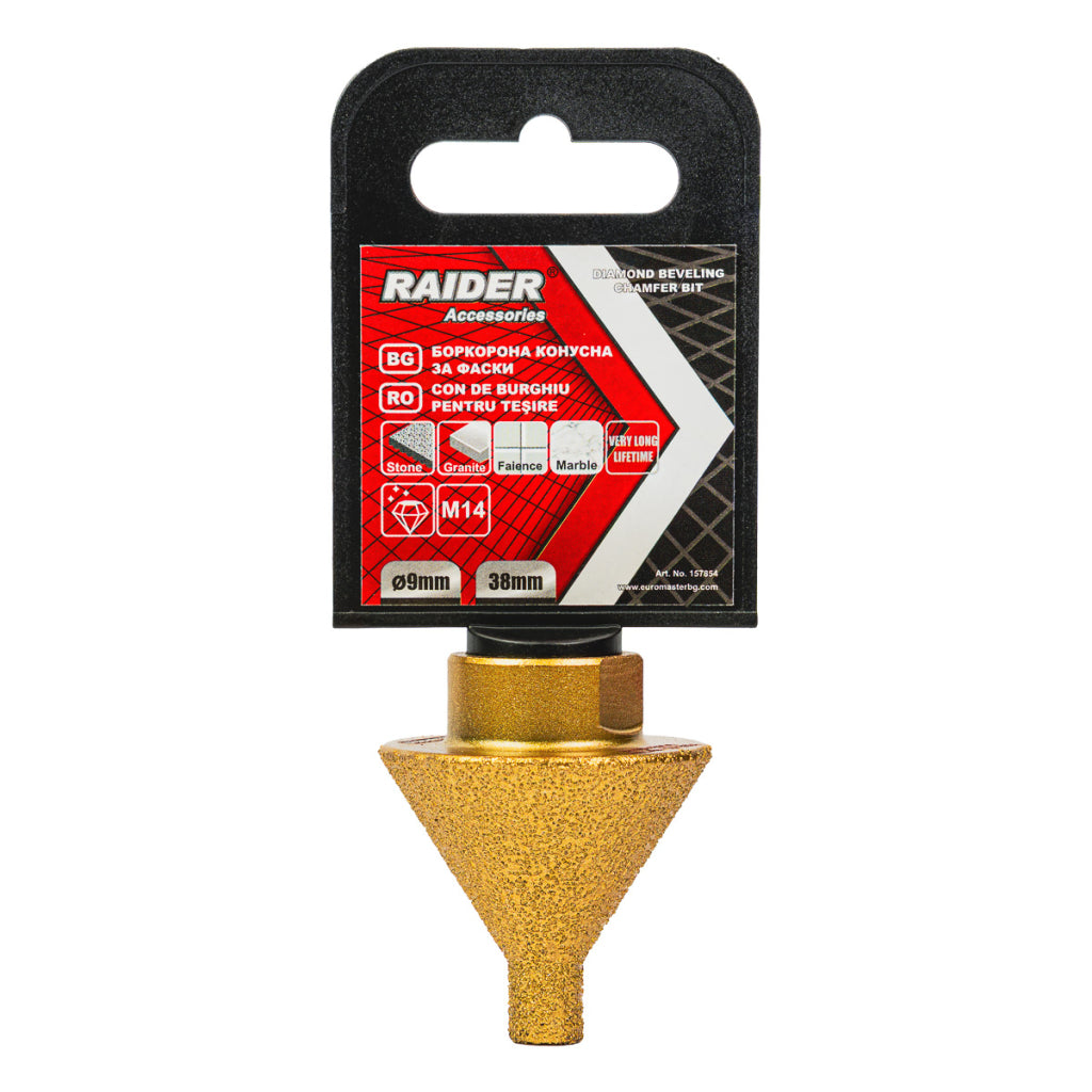 Raider Accessories Freza diamantata pentru sanfren M14 9 x 38mm