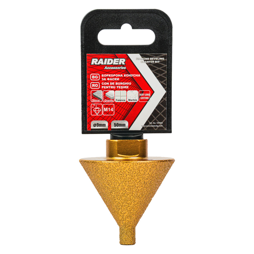 Raider Accessories Freza diamantata pentru sanfren M14 9 x 50mm