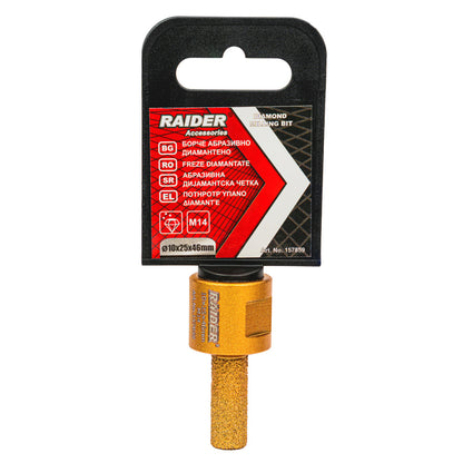 Raider Accessories Freza diamantata tip bit pentru gaurit ceramica M14 ø10x25x46mm