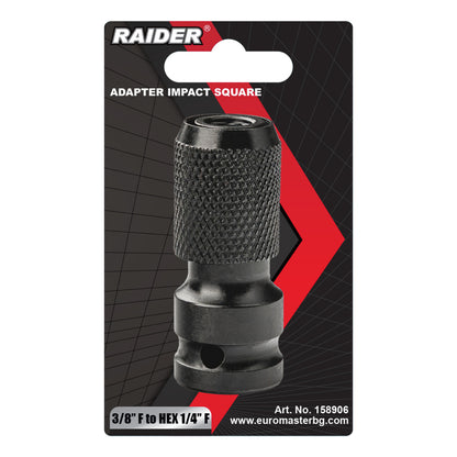 Top Master Pro Adaptor Impact patrat 3/8"F la HEX 1/4"F RD