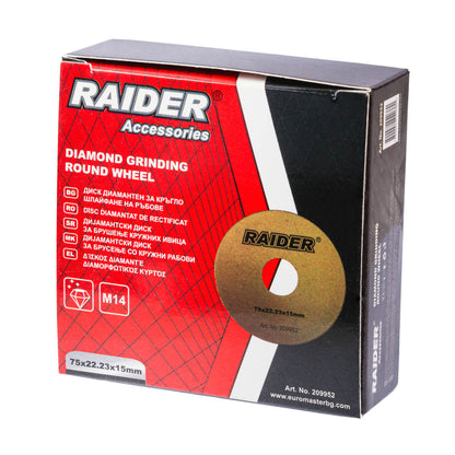 Raider Accessories Disc diamantat 75x22.2x15mm muchii U ceramica