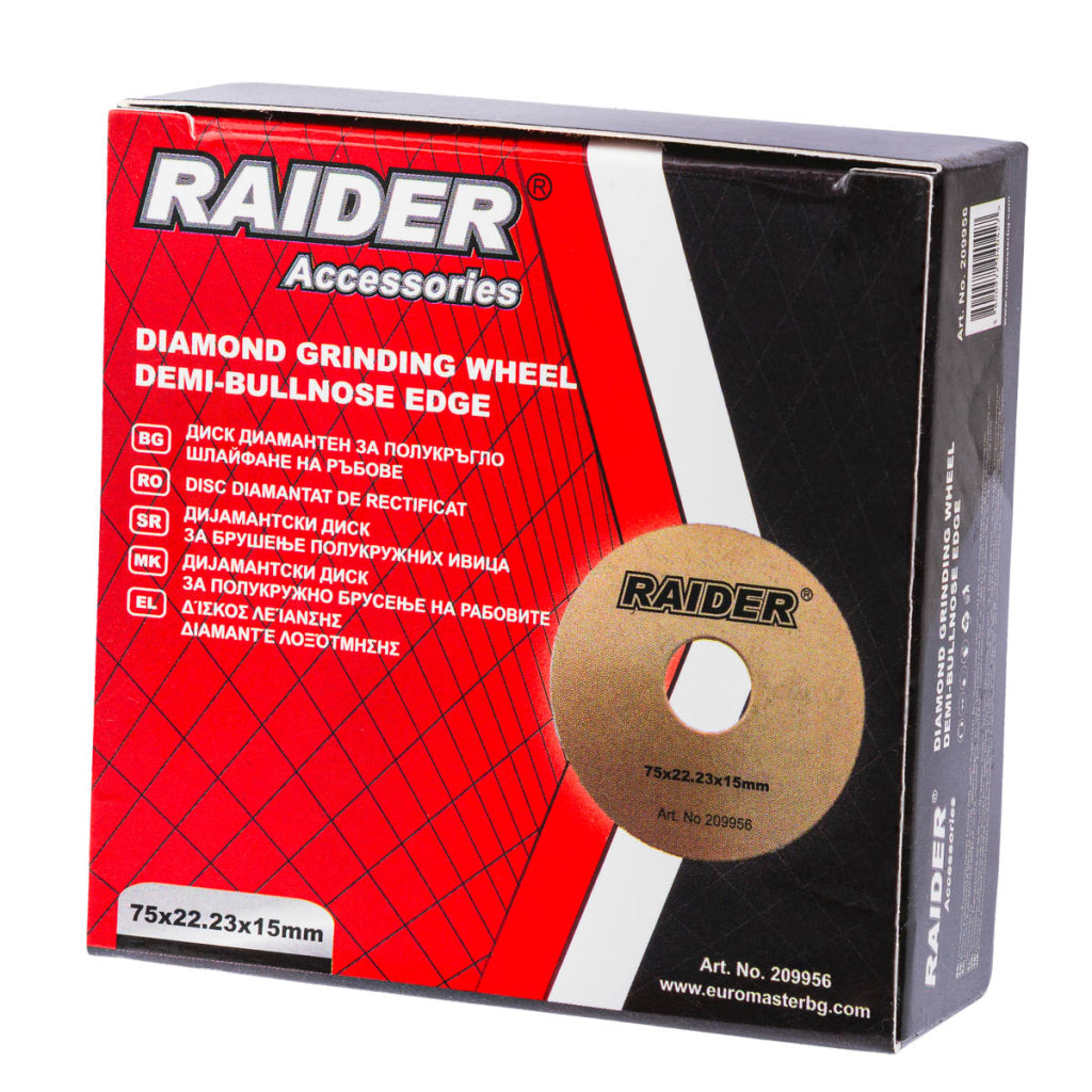 Raider Accessories Disc diamantat 75x22.2x15mm muchii semirotunde ceramica