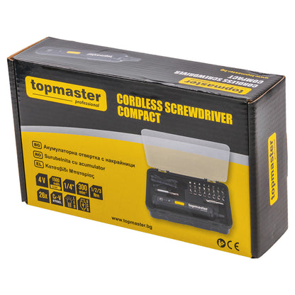 Top Master Pro Surubelnita cu acumulator mandrina hex 4V TMP