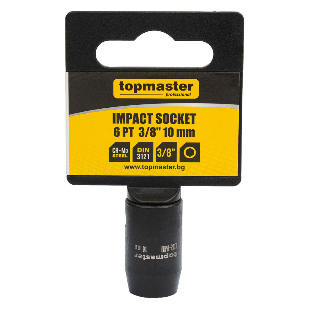 Top Master Pro Tubulara de impact ⅜" x 10mm TMP