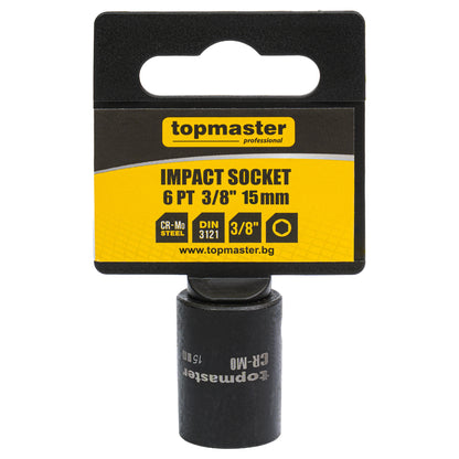 Top Master Pro Tubulara de impact ⅜" x 15mm TMP