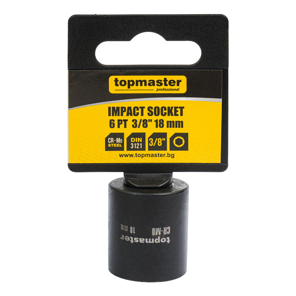 Top Master Pro Tubulara de impact ⅜" x 18mm TMP