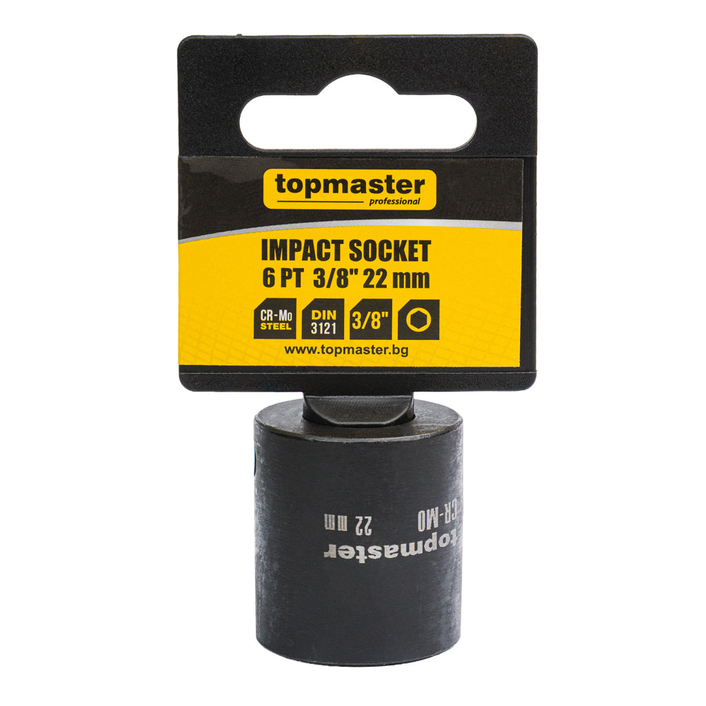 Top Master Pro Tubulara de impact ⅜" x 22mm TMP