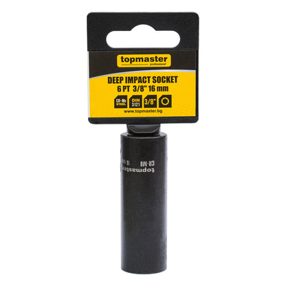 Top Master Pro Tubulara adanca de impact ⅜" x 16mm TMP