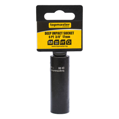 Top Master Pro Tubulara adanca de impact ⅜" x 17mm TMP