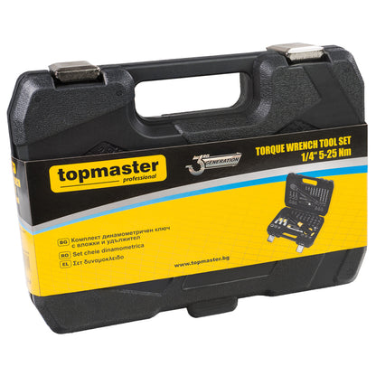 Top Master Pro Set cheie dinamometrica ¼“ 5-25Nm TMP