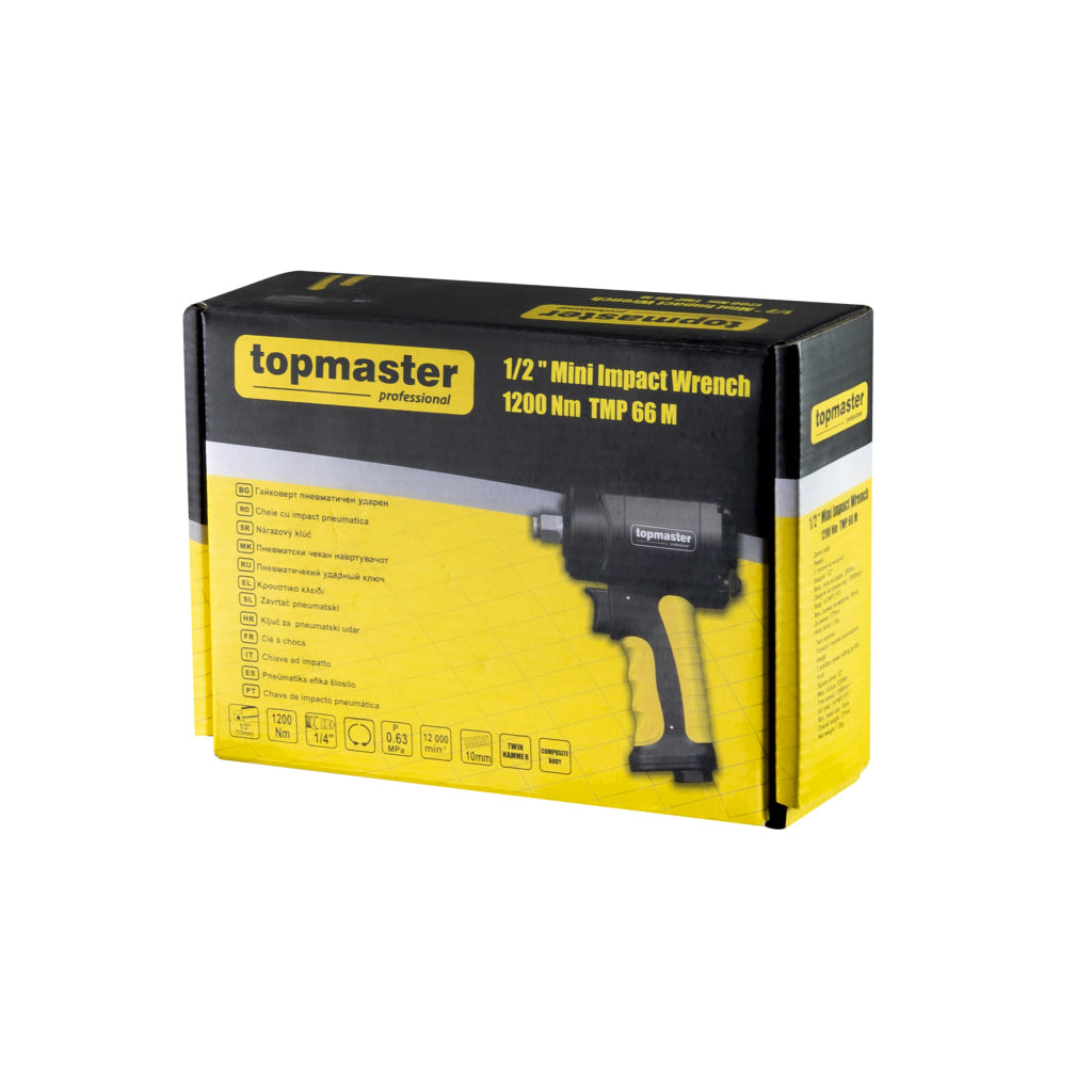 Top Master Pro Cheie de impact pneumatica MINI ½" 1200Nm TMP66M