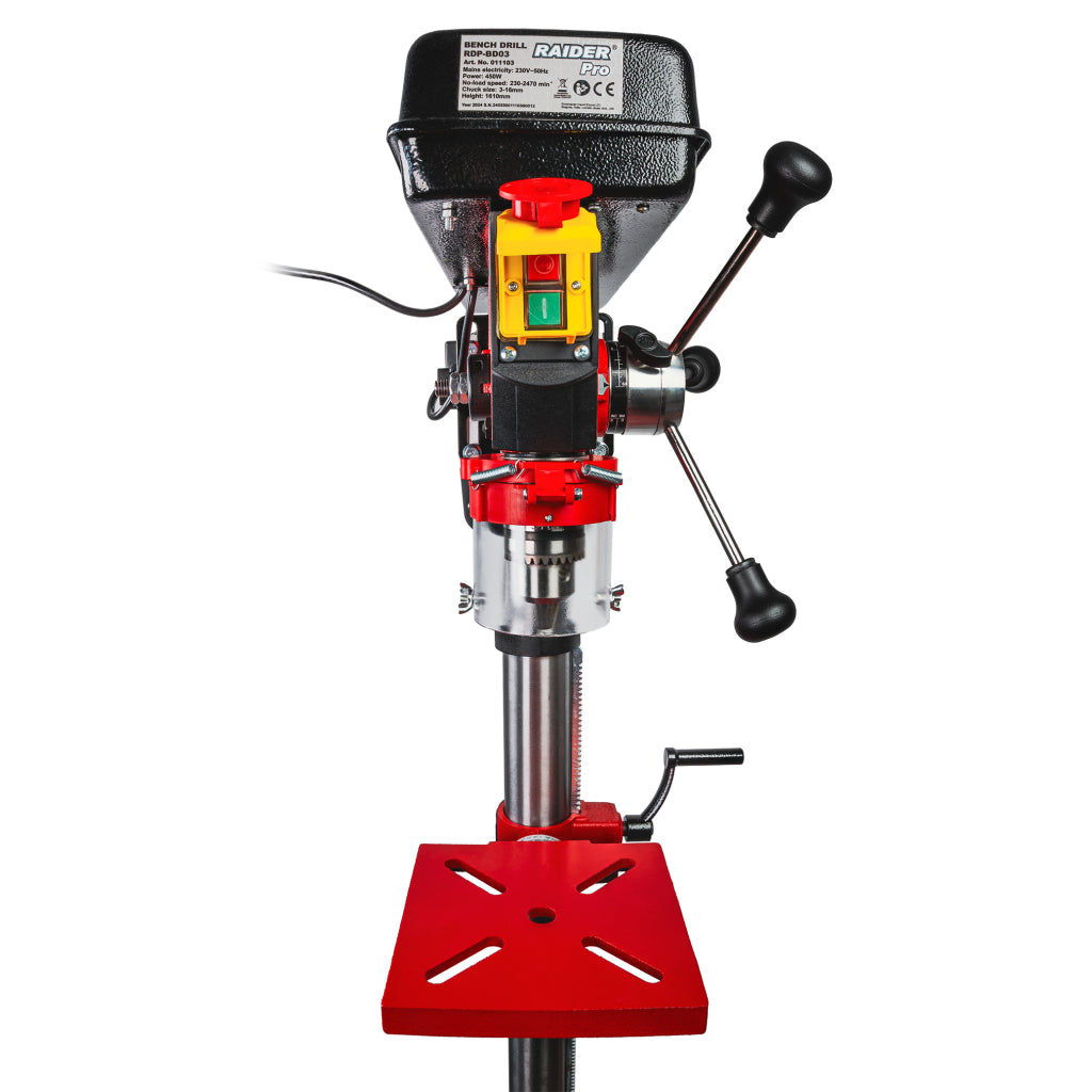 Raider Pro Masina de gaurit fixa 450W 16mm H=1.61m RDP-BD03