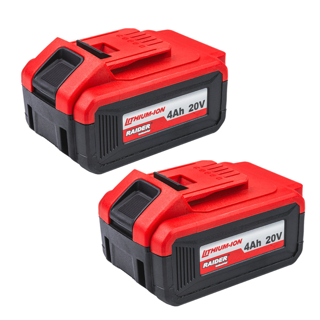 Raider Industrial Masina de gaurit cu percutie 20V 2x4Ah 62Nm RDI-CDB01