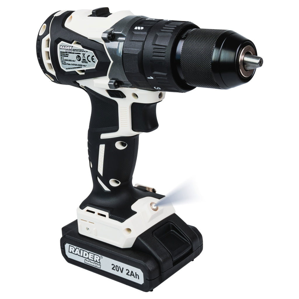 Raider Industrial Set surubelnita cu impact BL RDI-CDB04W si HID01W 2x2Ah