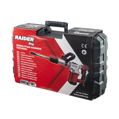 Raider Pro Ciocan demolator 1500W 7.5 Kg SDS MAX 18J RDP-DH03