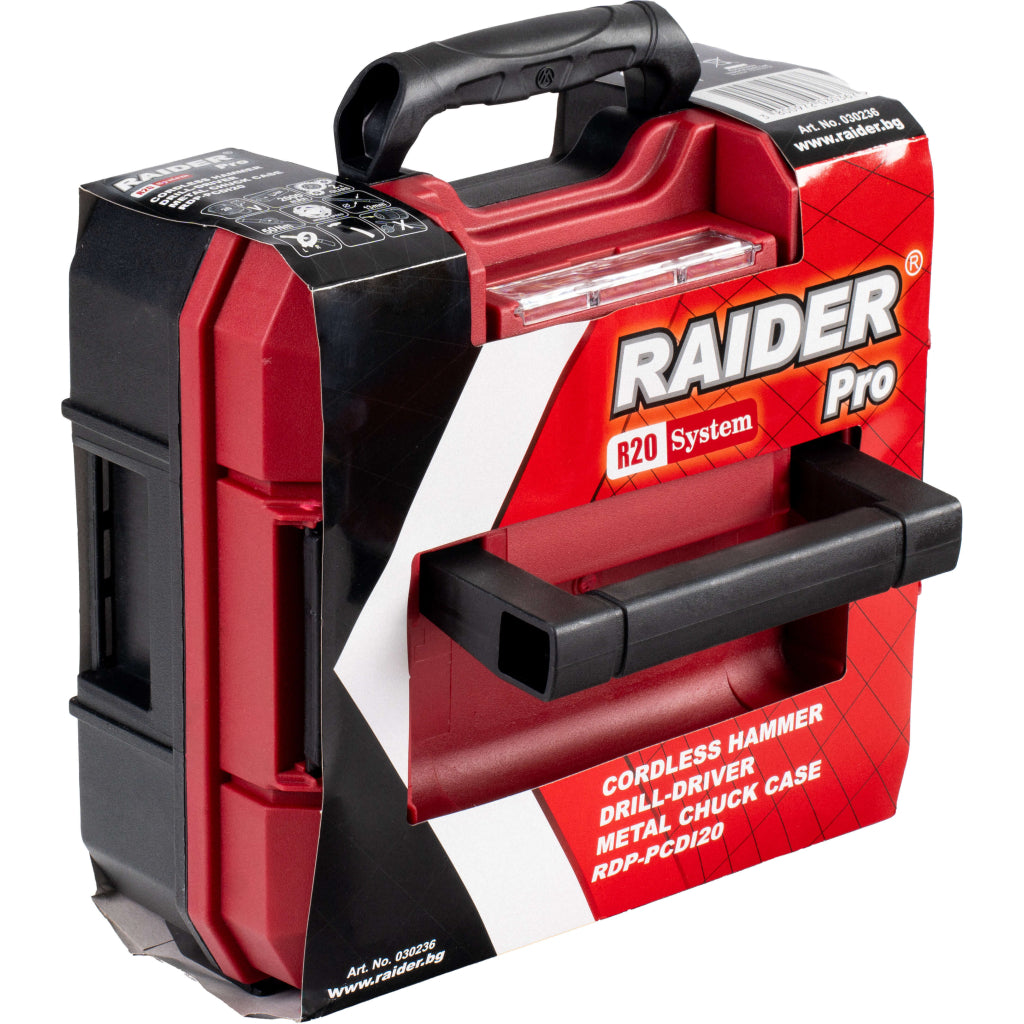 Raider R20 Masina de gaurit si insurubat cu percutie 20V 2Ah 50Nm RDP-PCDI20 - R20 - O baterie, multe posibilitati!