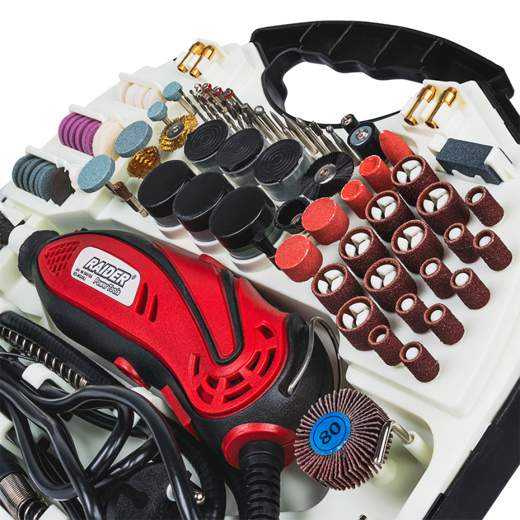 Raider Set mini polizor drept 135W 210 accesoriiRD-MG06